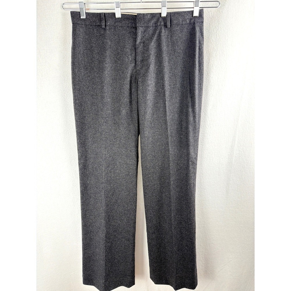 Banana Republic Martin Grey Wool Blend Stretch Dress Pants Trousers 14 Career